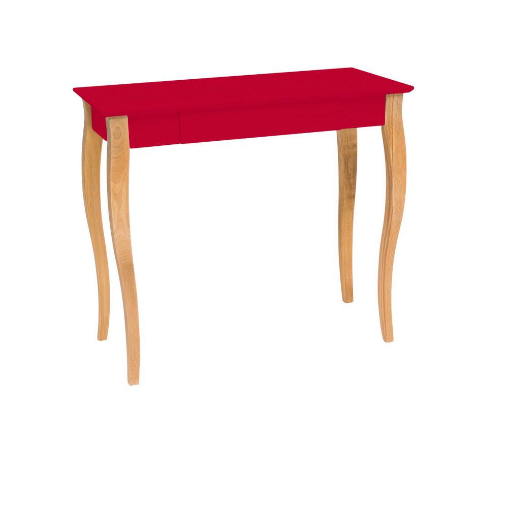 Červený psací stůl Ragaba Lillo, šířka 85 cm - Bonami.cz