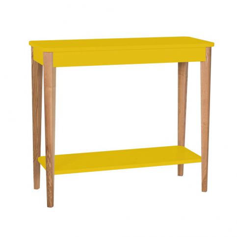 Žlutý konzolový stolek Ragaba Ashme, šířka 85 cm - Bonami.cz