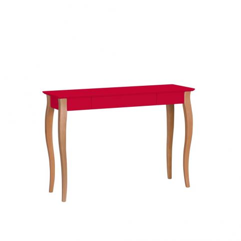 Červený psací stůl Ragaba Lillo, šířka 105 cm - Bonami.cz