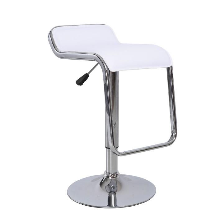 Barová židle, ekokůže bílá / chrom, ILANA 0000138346 Tempo Kondela - DEKORHOME.CZ