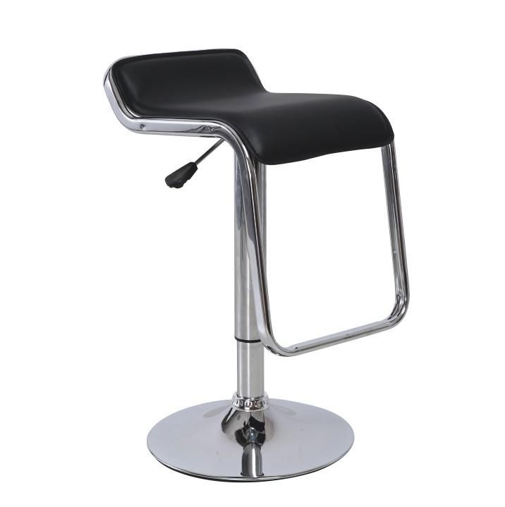 Barová židle, ekokůže černá / chrom, ILANA 0000138349 Tempo Kondela - DEKORHOME.CZ