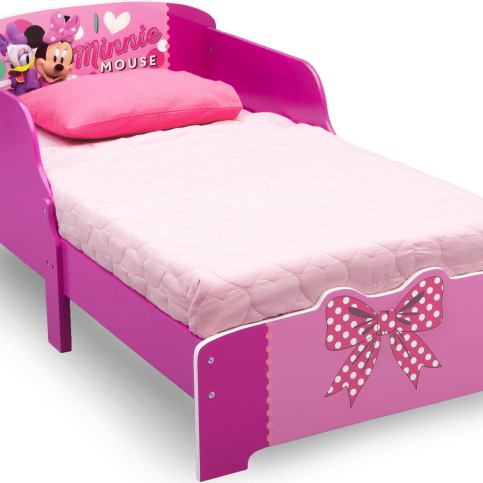 Delta Dětská dřevěná postel Minnie Mouse Varianta: Minnie Mouse BB87001MN - M DUM.cz