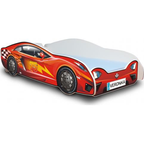 Ourbaby Dětská postel - Závodní auto Racing car Varianta: 180x80 cm červená - M DUM.cz