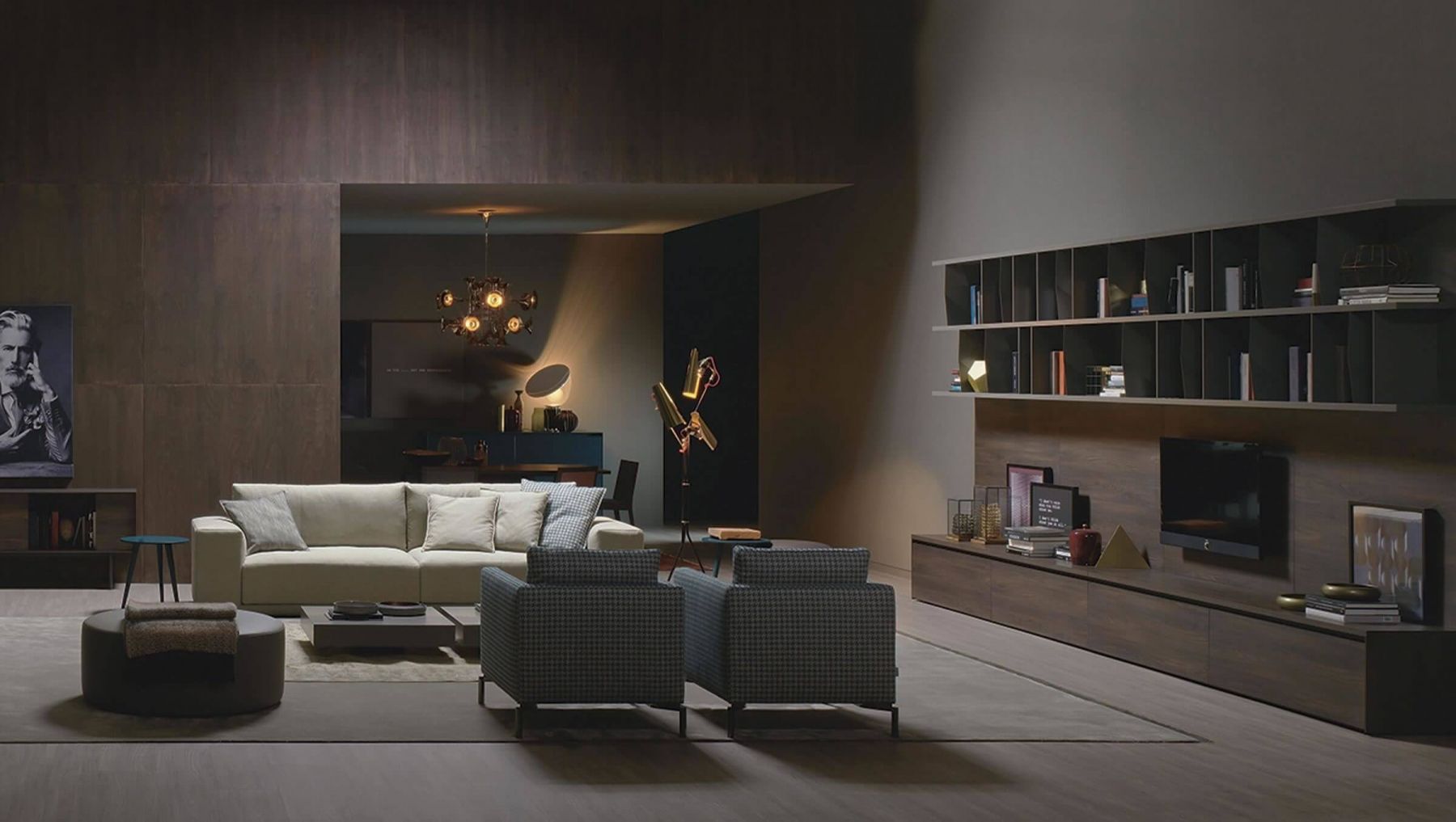 Luxusní italský nábytek do obývacího pokoje - IDW Italia