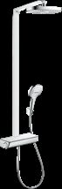 Sprchový systém Hansgrohe Raindance Select E na stěnu s termostatickou baterií bílá/chrom 27282400 - Siko - koupelny - kuchyně