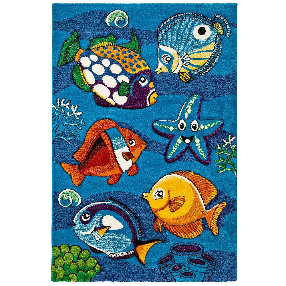 Modrý dětský koberec Universal Underwater, 120 x 170 cm - Bonami.cz