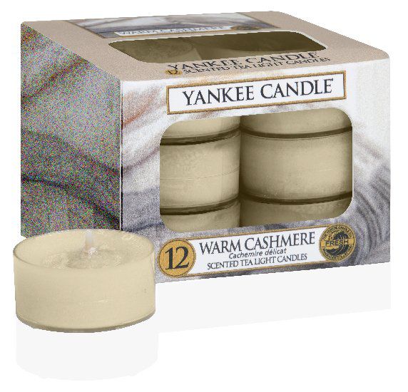 Yankee Candle vonné čajové svíčky Warm Cashmere - Different.cz