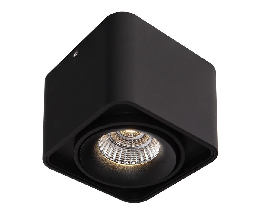 Dobac BATUMI SINGLE HEAD stropní LED svítidlo XD2091-BK - Osvětlení.com