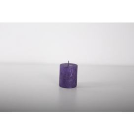 Provence Rustikální svíčka 7cm fialová