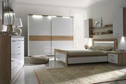 STOLWIT ložnice MANHATTAN rozměry postele 160 x 200 cm, úložný prostor ne - Sedime.cz