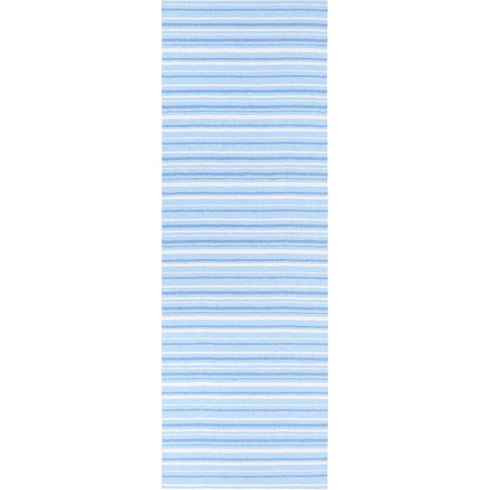 Modro-bílý běhoun vhodný do exteriéru Narma Hullo, 70 x 150 cm - Bonami.cz