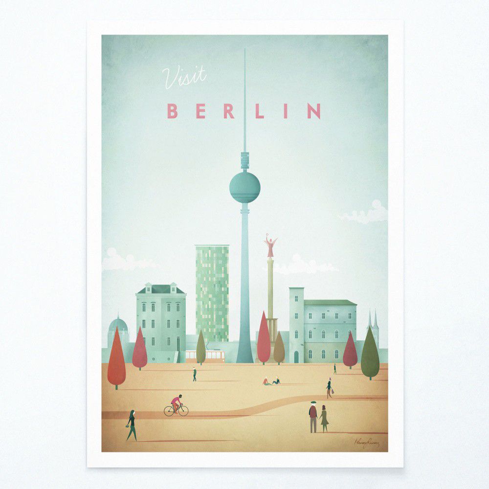 Plakát Travelposter Berlin, A2 - Bonami.cz