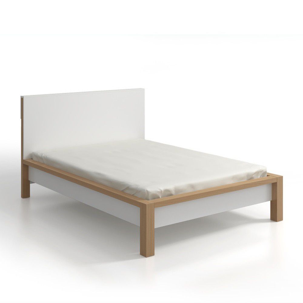 Dvoulůžková postel z borovicového dřeva s úložným prostorem SKANDICA InBig, 160 x 200 cm - Bonami.cz