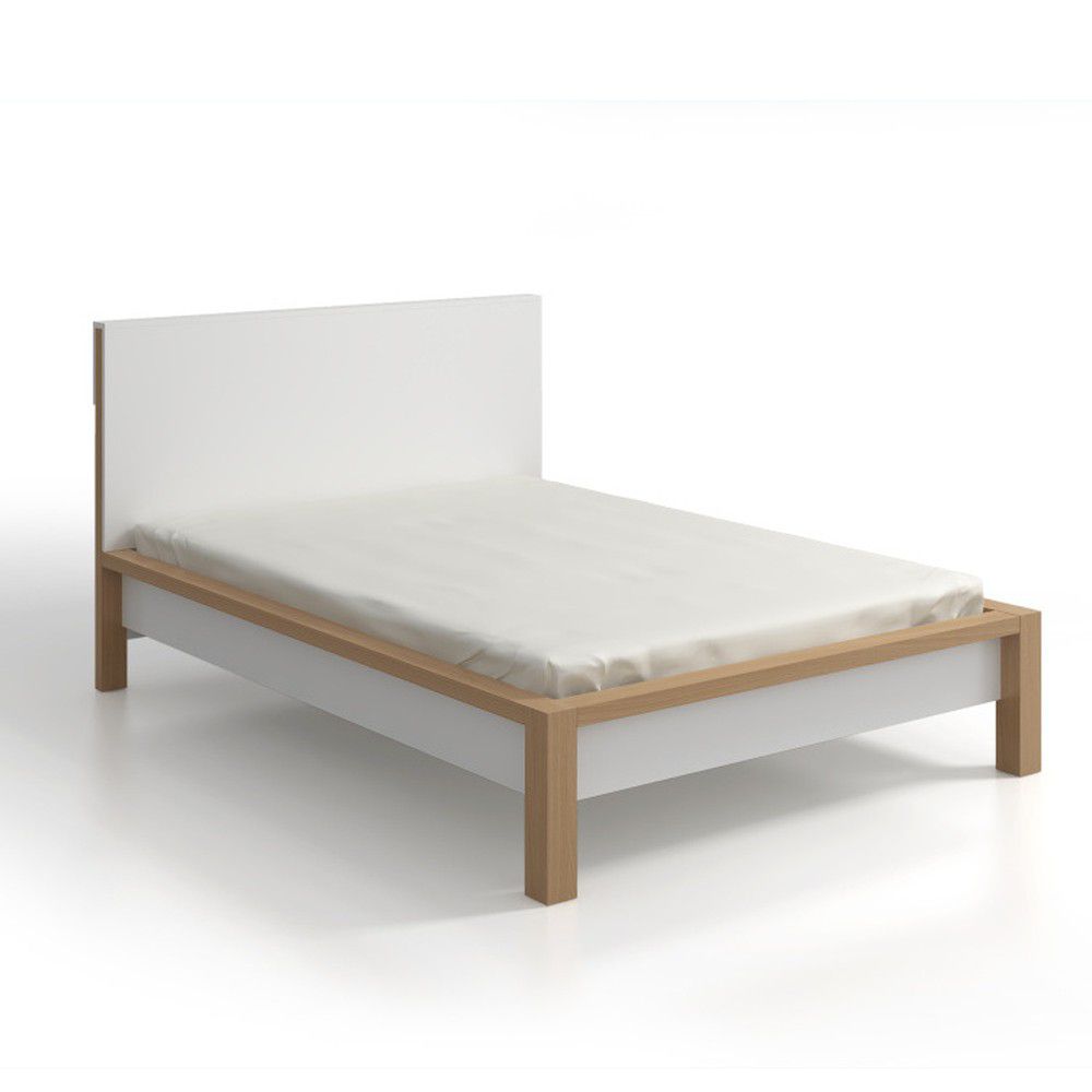 Dvoulůžková postel z borovicového dřeva SKANDICA InBig, 160 x 200 cm - Bonami.cz