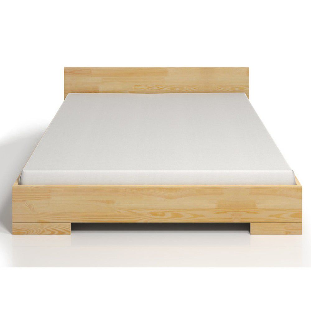 Dvoulůžková postel z borovicového dřeva SKANDICA Spectrum Maxi, 140 x 200 cm - Bonami.cz