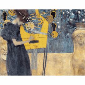 Reprodukce obrazu Gustav Klimt - Music, 70 x 55 cm Bonami.cz