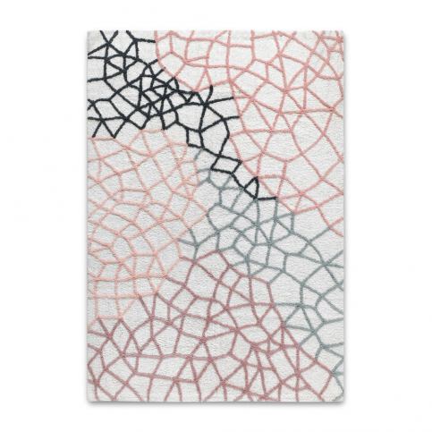 Barevný ručně tkaný koberec HF Living Net, 140 x 200 cm - Bonami.cz