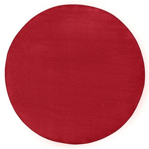 Červený koberec Hanse Home Fancy, Ø 133 cm - Bonami.cz