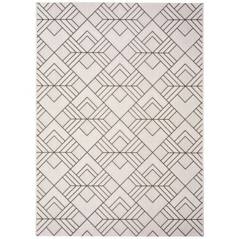 Bílobéžový venkovní koberec Universal Silvana Caretto, 120 x 170 cm Bonami.cz