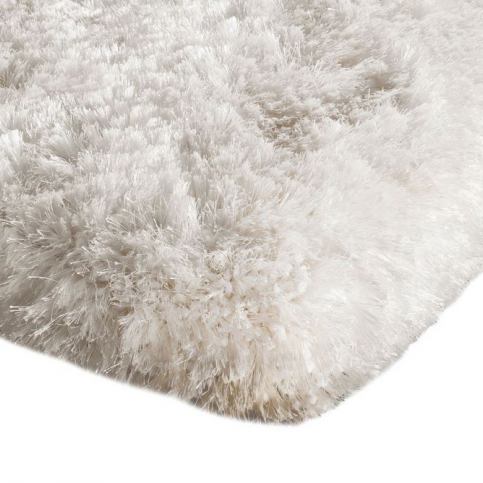 Masiv24 - Plush - huňatý koberec koberec - biela 140x200cm - Beliani.cz