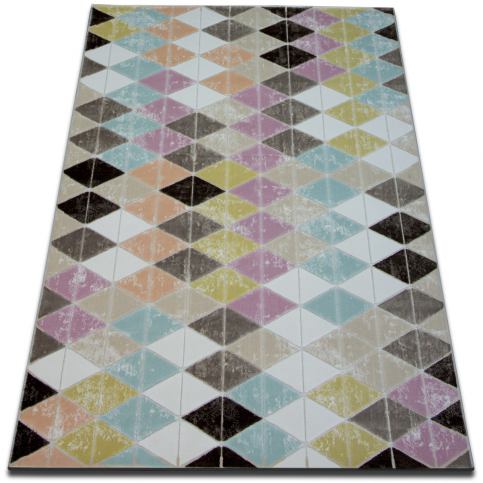  Akrylový kusový koberec Yazz Rhombus béžový 160x220 - Beliani.cz