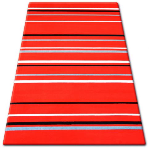  Kusový 3D koberec Flash Dash červený 160x225 - Beliani.cz