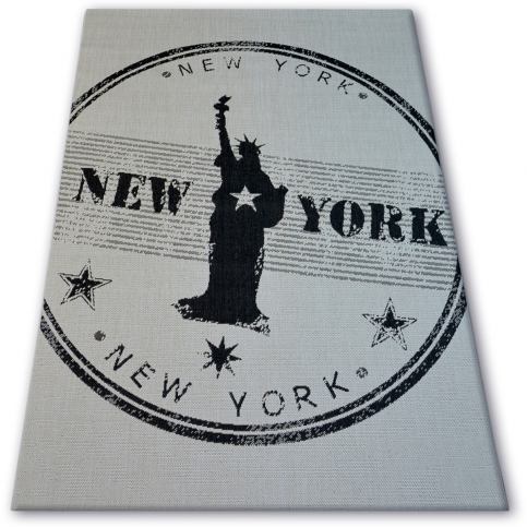  Kusový koberec Flat New York béžový 120x170 - Beliani.cz