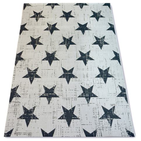  Kusový koberec Flat Star světlý 120x170 - Beliani.cz