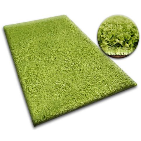  Kusový koberec Iria Shaggy zelený 400x450 - Beliani.cz