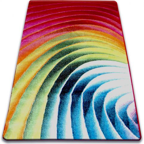  Kusový koberec PAINT Rainbow červený 200x290 - Beliani.cz