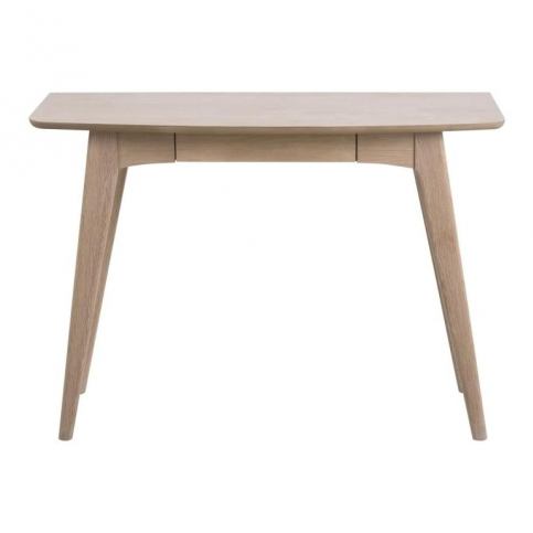 Pracovní stůl se zásuvkou Downey 105 cm, dub SCHDN0000060755 SCANDI - Beliani.cz