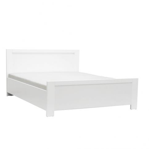 Bílá dvoulůžková postel Mazzini Beds Sleep, 160 x 200 cm - Bonami.cz