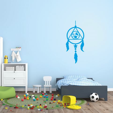 Samolepka na zeď - Dětský lapač snů (26x60 cm) - PopyDesign - Popydesign