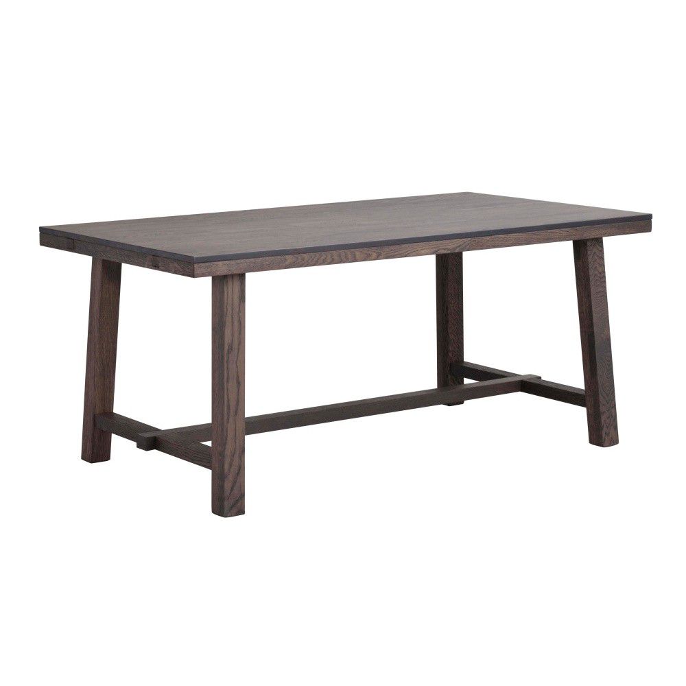 Tmavě hnědý dubový jídelní stůl Rowico Brooklyn, 170 x 95 cm - iodesign.cz