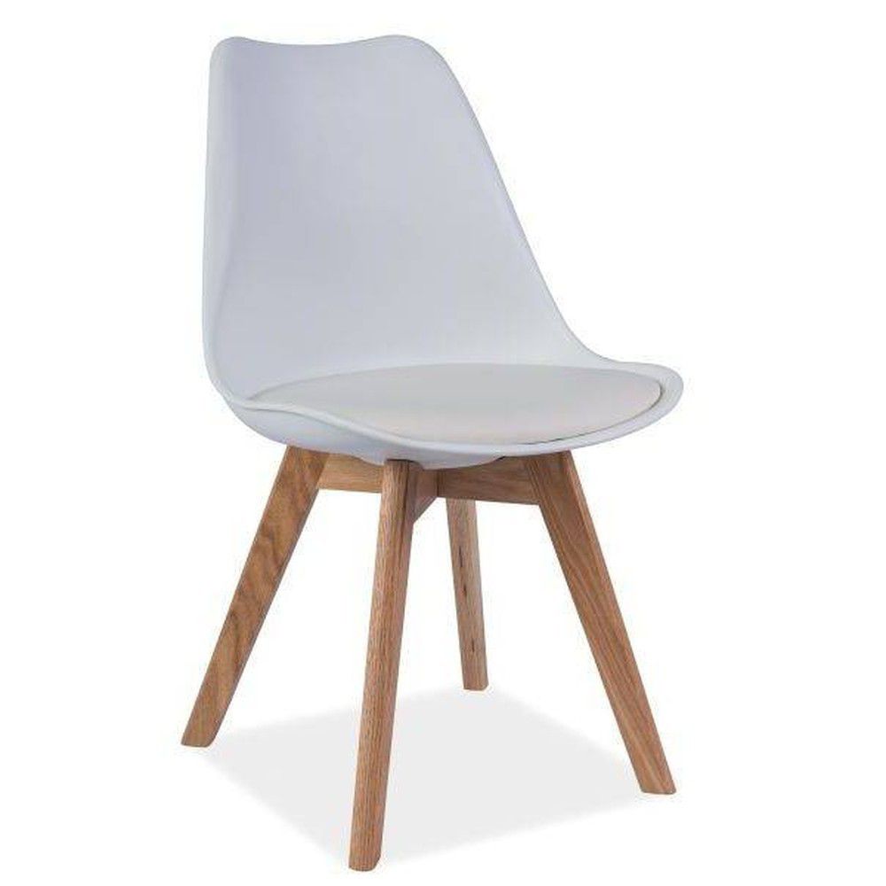 Sada 2 bílých židlí s bukovými nohami Bonami Essentials Retro - Bonami.cz