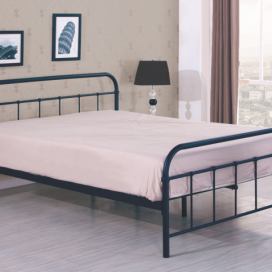 HALMAR Kovová postel Donasi 120x200 cm černá