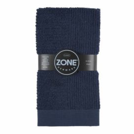 Tmavě modrý ručník Zone Classic, 50 x 100 cm