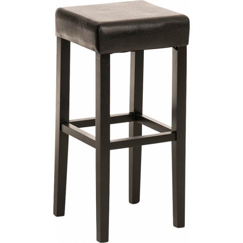 BHM Germany Barová židle Jully (SET 2 ks), černá podnož Barva: černá / červená - Beliani.cz