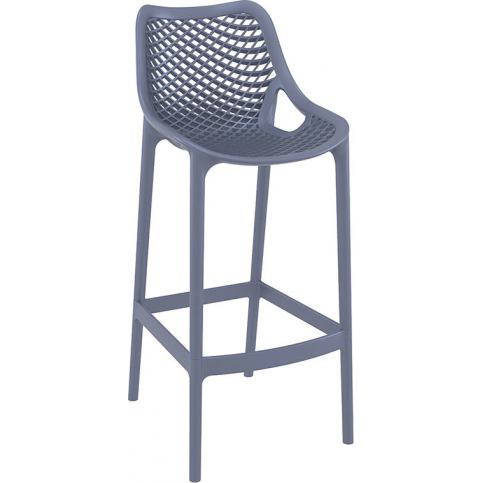 BHM Germany Barová židle Rio outdoor (SET 2 ks) Barva: šedá - Beliani.cz