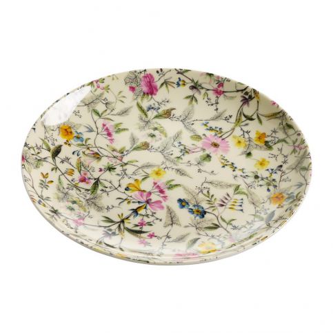 Dezertní talíř z kostního porcelánu Maxwell & Williams Kilburn Summer Blossom, ⌀ 20 cm - Bonami.cz