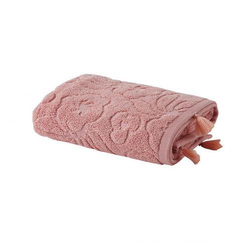 Růžový ručník z bavlny Bella Maison Rosa, 50 x 90 cm - Bonami.cz