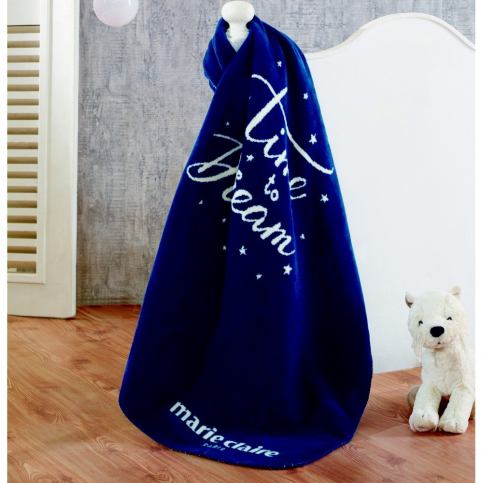 Modrá dětská přikrývka Marie Claire Just a Dream, 100 x 120 cm - Bonami.cz