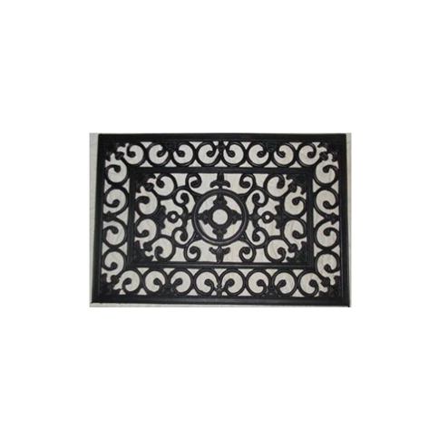 Home Elements Gumová rohožka černá 40 x 60 cm - Beliani.cz