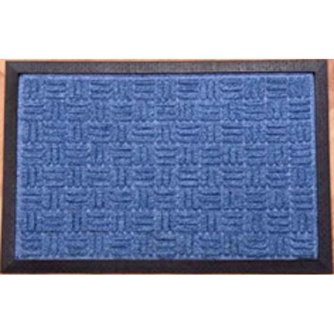 Home Elements Gumová rohožka modrá 40 x 60 cm - Beliani.cz