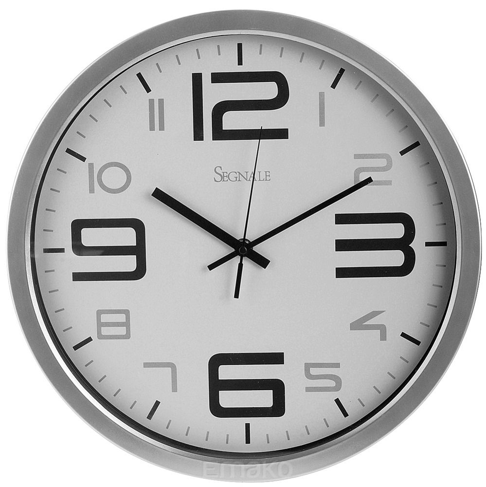 Nástěnné hodiny SEGNALE  - kulaté, O 35 cm - EMAKO.CZ s.r.o.