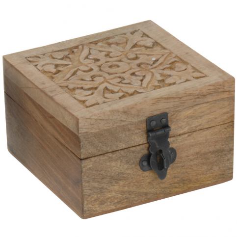 Home Styling Collection Dřevěný box - přírodní barva dřeva - EMAKO.CZ s.r.o.