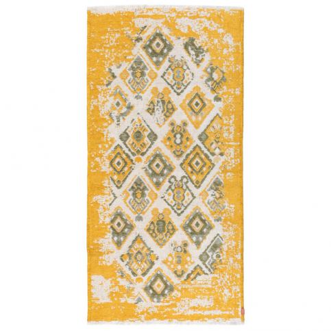 Žlutozelený oboustranný koberec Homemania Halimod Maleah, 77 x 150 cm - Bonami.cz