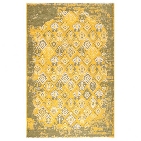Žlutozelený oboustranný koberec Halimod Maleah, 125 x 180 cm - Bonami.cz