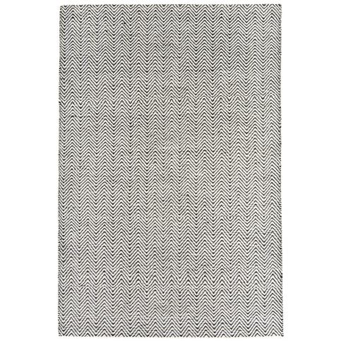 Masiv24 - Ives koberec 160x230cm - čierna/biela - Beliani.cz