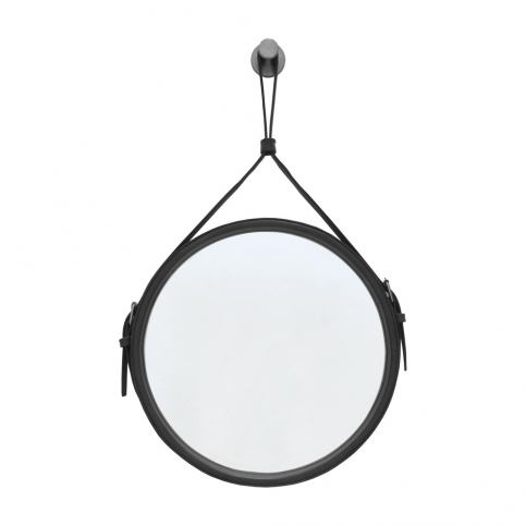 Závěsné zrcadlo v černém rámu RGE Elvis, ø 30 cm - Bonami.cz